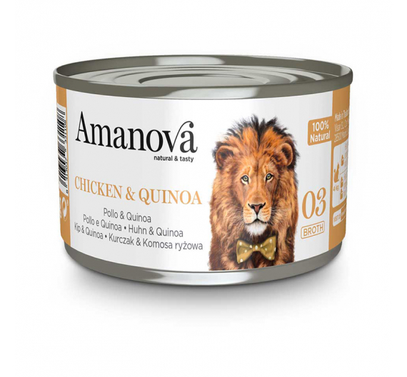 Amanova Cat Chicken & Quinoa Broth 70gr