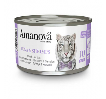 Amanova Cat Tuna & Shrimps Jelly 70gr