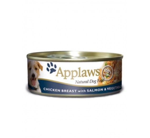 Applaws Φιλέτο Κοτόπουλο, Σολομός & Λαχανικά 3x156gr Applaws Φιλέτο Κοτόπουλο, Σολομός & Λαχανικά 3x156gr