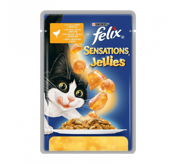 Felix Sensations Κοτόπουλο & Καρότα 85gr