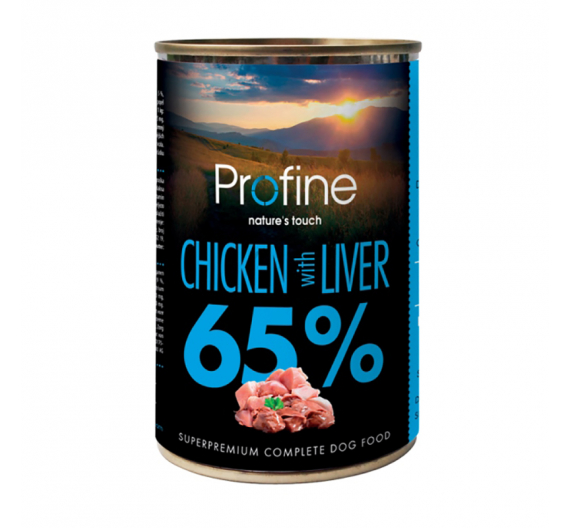 Profine κονσέρβα σκύλου Chicken, Liver, Potatoes 400gr