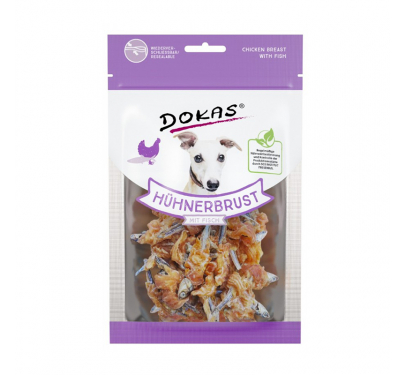 Dokas Λιχουδιές Chicken Breast & Fish 70gr