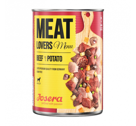 Josera Meat Lovers Beef & Potato Grain Free 400gr