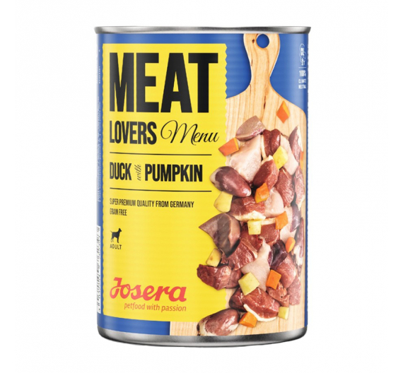 Josera Meat Lovers Duck & Pumpkin Grain Free 400gr