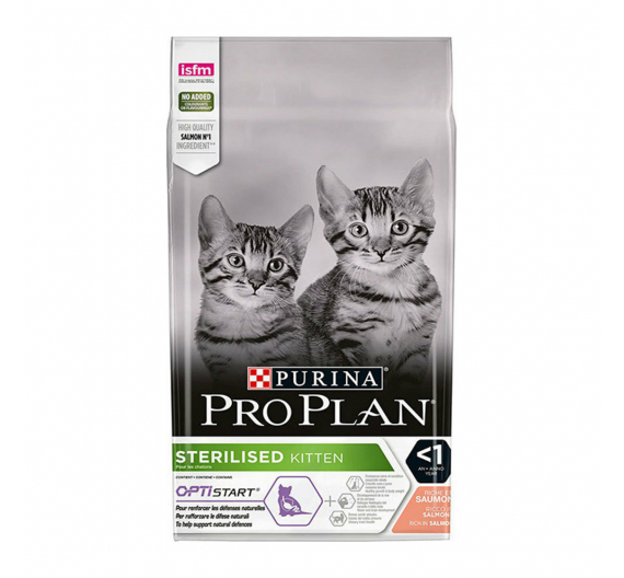Purina Pro Plan OptiStart Kitten Sterilised Σολομός 1.5kg
