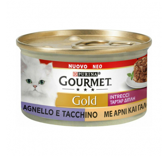 Gourmet Gold Ταρτάρ Διπλή Απόλαυση με Αρνί & Γαλοπούλα 85g