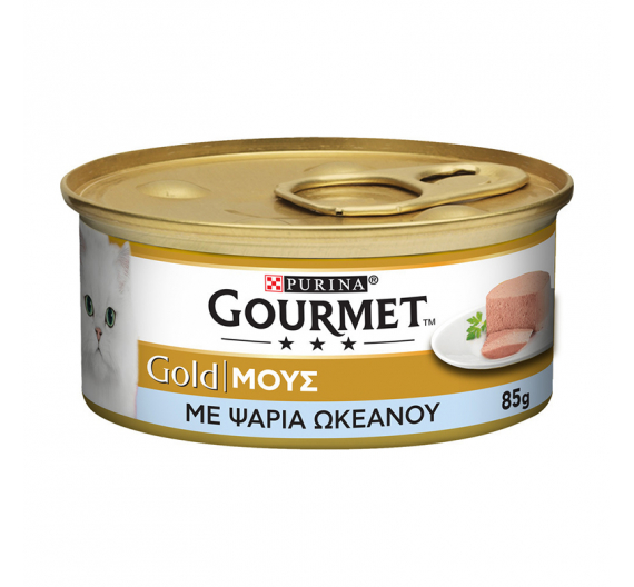 Purina Gourmet Gold Μους με Ψάρια Ωκεανού 85gr