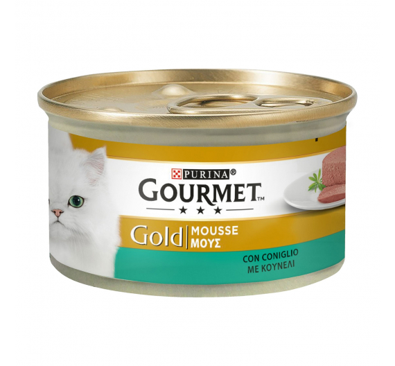Purina Gourmet Gold Πατέ με Κουνέλι 85gr