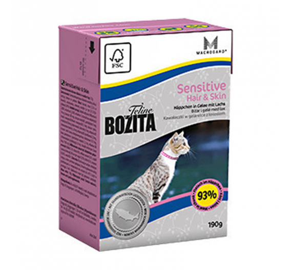 Bozita Feline Sensitive Hair & Skin 190gr