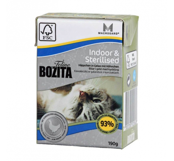 Bozita Feline Indoor & Sterilised 190gr Bozita Feline Indoor & Sterilised 190gr