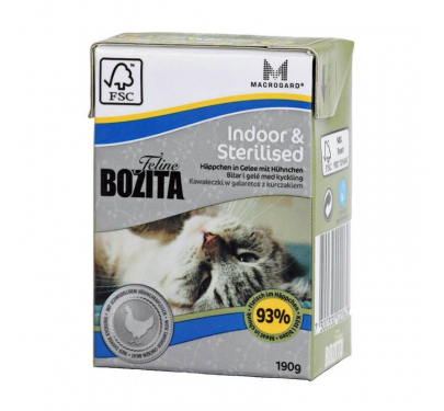 Bozita Feline Indoor & Sterilised 190gr