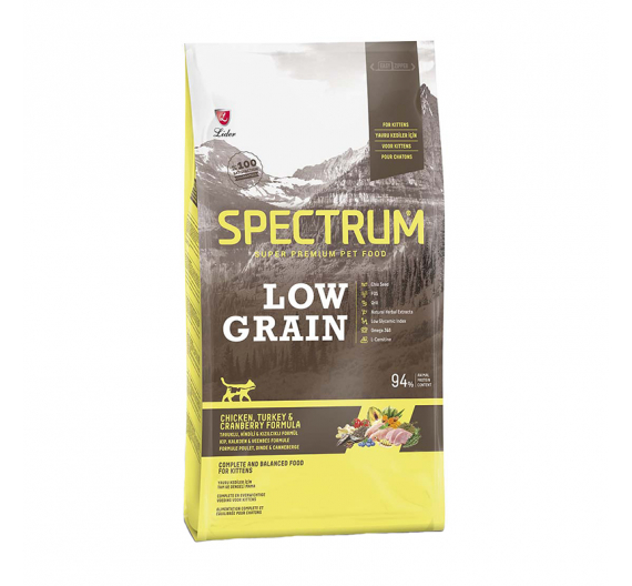 Spectrum Low Grain Kitten Chicken, Turkey & Cranberry 2.5kg