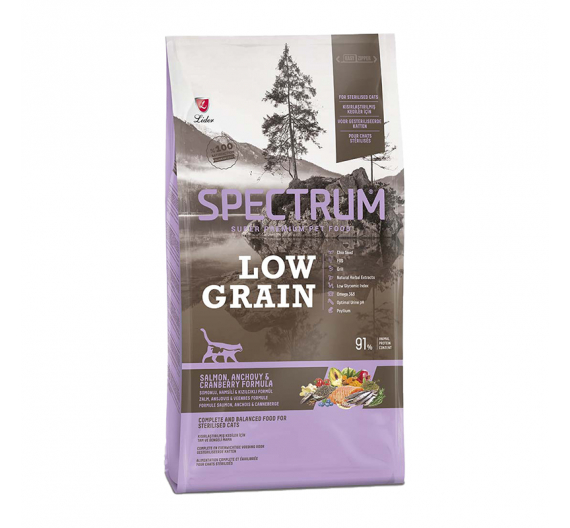 Spectrum Low Grain Sterilised Salmon, Anchovy & Cranberry 2kg