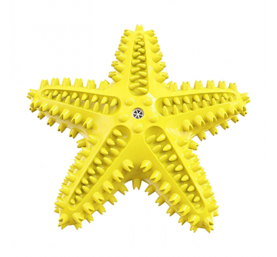 Pet Interest Starfish Toothbrush Παιχνίδι για τα Δόντια με Ήχο 16x16x4.1cm