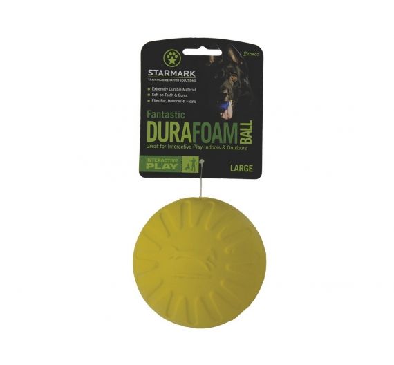Starmark EVERLASTING Fantastic FOAM BALL Yellow medium Starmark EVERLASTING Fantastic FOAM BALL Yellow medium