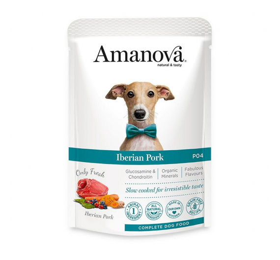 Amanova Dog Adult Iberian Pork Grain Free 100g Φακελάκι
