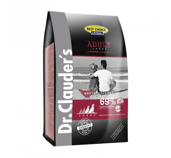Dr Clauder's Best Choice Adult Large Chicken 12.5kg Dr Clauder's Best Choice Adult Large Chicken 12.5kg
