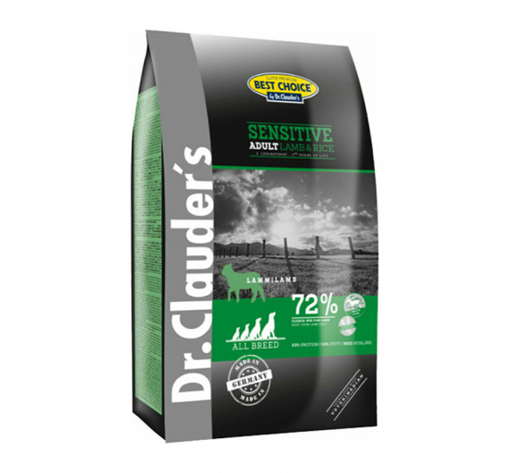 Dr Clauder's Best Choice Adult Sensitive Lamb & Rice 4kg