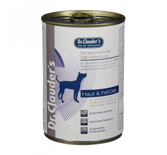 Dr Clauder's Dog FSD Skin & Fur Diet 400gr