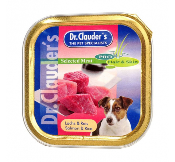 Dr Clauder's Dog Salmon & Rice 100gr