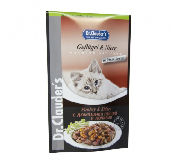 Dr Clauder's Cat Poultry & Kidney 100gr