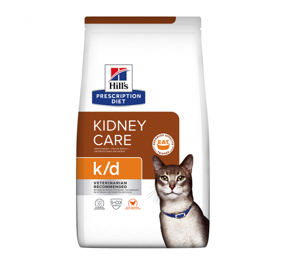 Hill's PD Feline k/d Kidney Care με Κοτόπουλο 1.5kg