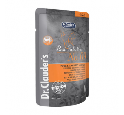 Dr Clauder's Cat Best Selection Γαλοπούλα & Χήνα No9 85gr