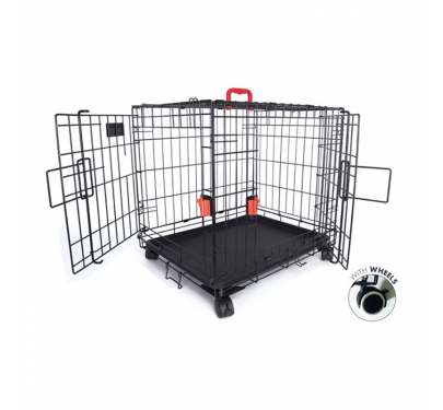 M-Pets Μεταλλικό Κλουβί-  Crate Σκύλου Voyager Premium με Ρόδες