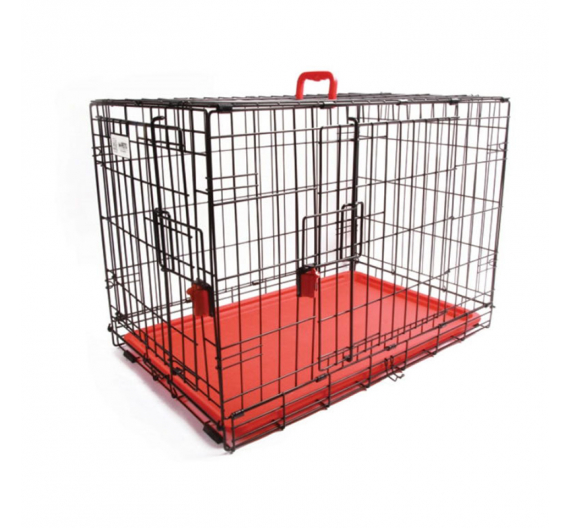 M-Pets Μεταλλικό Κλουβί- Crate Σκύλου Κόκκινο M-Pets Μεταλλικό Κλουβί- Crate Σκύλου Κόκκινο