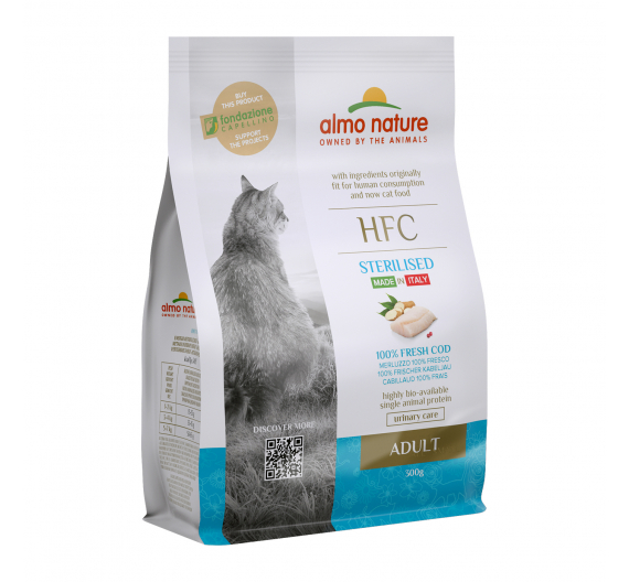 Almo Nature HFC Adult Sterilised Cod 300gr Almo Nature HFC Adult Sterilised Cod 300gr