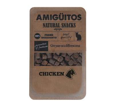 Amiguitos Λιχουδιές Γάτας με Κοτόπουλο 100gr