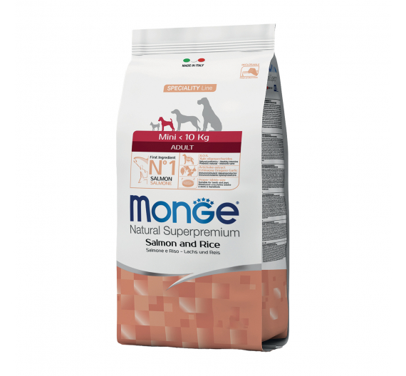 Monge Dog Adult Mini Salmon & Rice 2.5kg