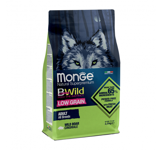 Monge Bwild Dog Adult Boar 2.5kg Monge Bwild Dog Adult Boar 2.5kg
