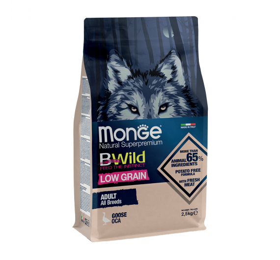 Monge Bwild Dog Adult Goose 2.5kg