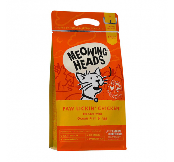 Meowing Heads Paw Lickin Chicken 450gr Meowing Heads Paw Lickin Chicken 450gr