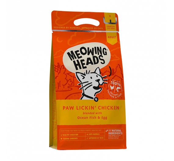 Meowing Heads Paw Lickin Chicken 450gr