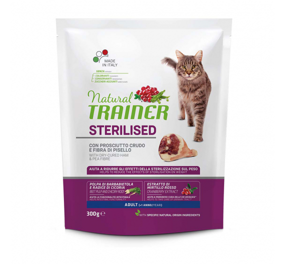 Natural Trainer Adult Sterilized Προσούτο 300gr