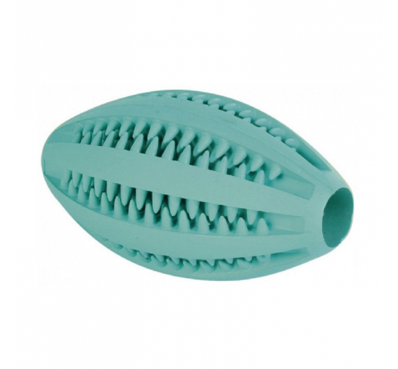Natural World Dental Rubber Rugby Ball Μπαλάκι για τα Δόντια 11cm με Γεύση Βανίλια