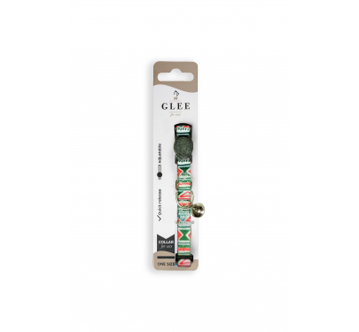 Glee Κολάρο - Περιλαίμιο Γάτας Με Κουδουνάκι Multicolor Blue 1x30cm