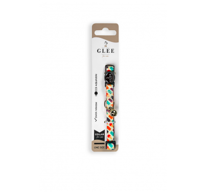 Glee Κολάρο - Περιλαίμιο Γάτας Με Κουδουνάκι Flamingo 1x30cm