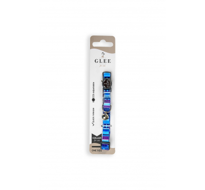 Glee Κολάρο - Περιλαίμιο Γάτας Με Κουδουνάκι Pink Leopar 1x30cm