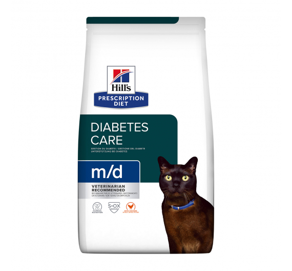Hill's PD Feline m/d Diabetes & Weight Management με Κοτόπουλο 1.5kg