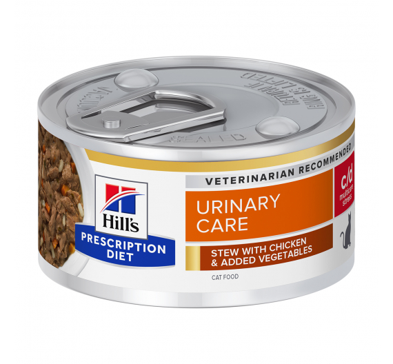 Hill's PD Feline c/d Urinary Stress Stew Chicken & Vegetables 82gr