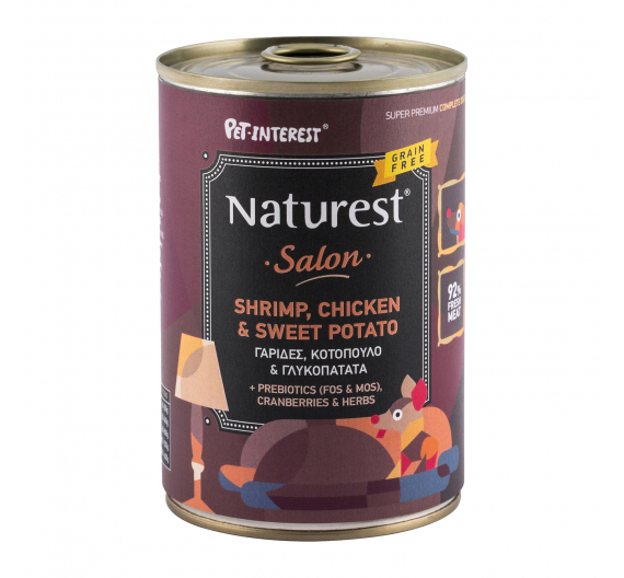 Naturest Salon Shrimps Chicken & Sweet Potato 400gr
