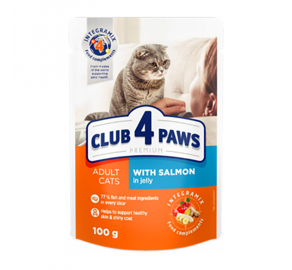 Club 4 Paws Κουνέλι σε Ζελέ 24x100gr