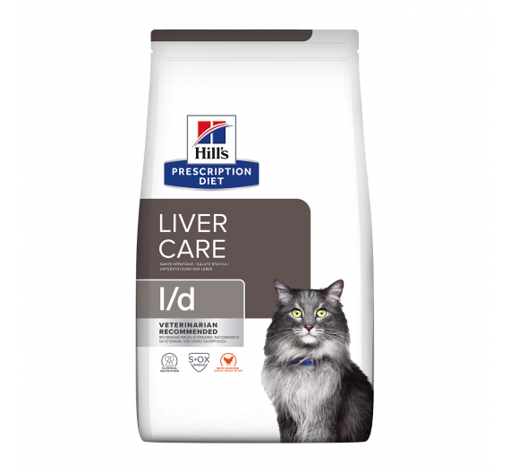 Hill's PD Feline l/d Liver Care με Κοτόπουλο 1.5kg