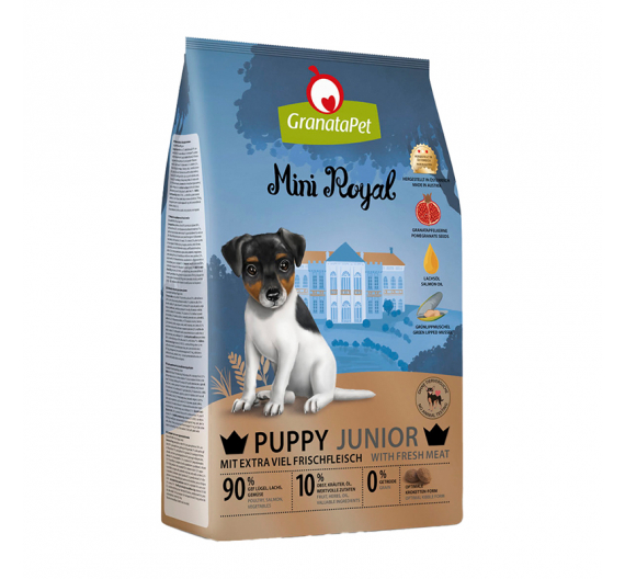 GranataPet Mini Royal Puppy/Junior Poultry & Salmon 1kg