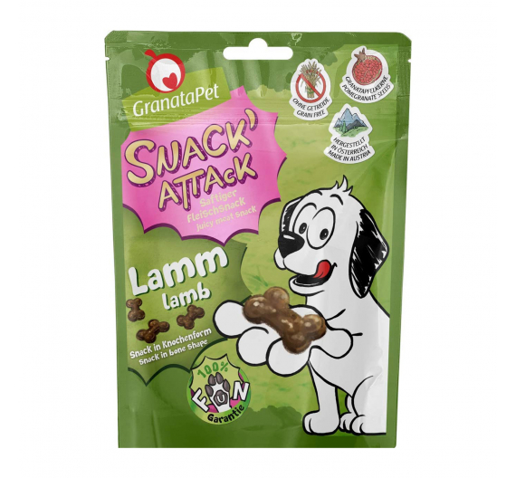 GranataPet Snack Attack Lamb 100gr