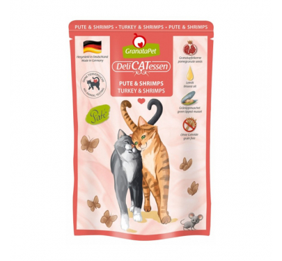 GranataPet DeliCatessen Pate Turkey & Shrimps 85gr