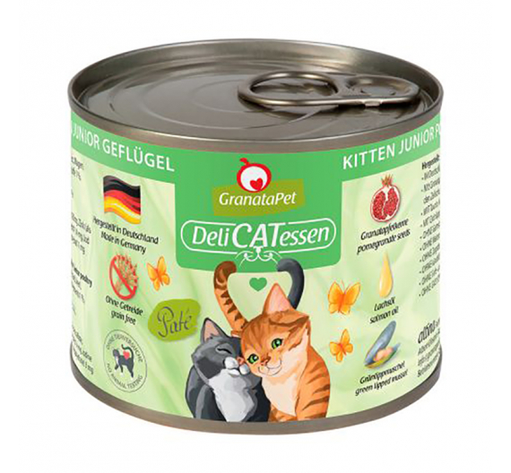 GranataPet Delicatessen Pate Kitten- Poultry 200gr